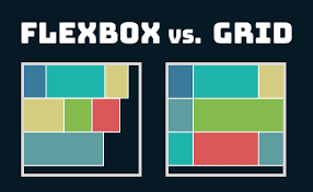 Comparison of CSS Grid and Flexbox layout techniques.